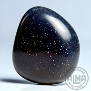 Aventurina azul con logo